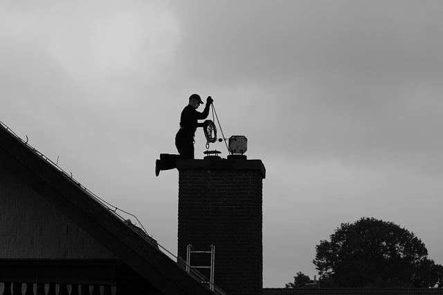 Schoorsteenveger in Eindhoven