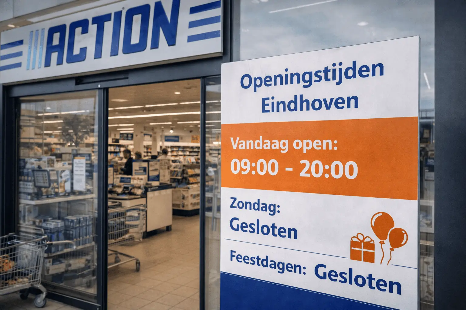 Action openingstijden in Eindhoven