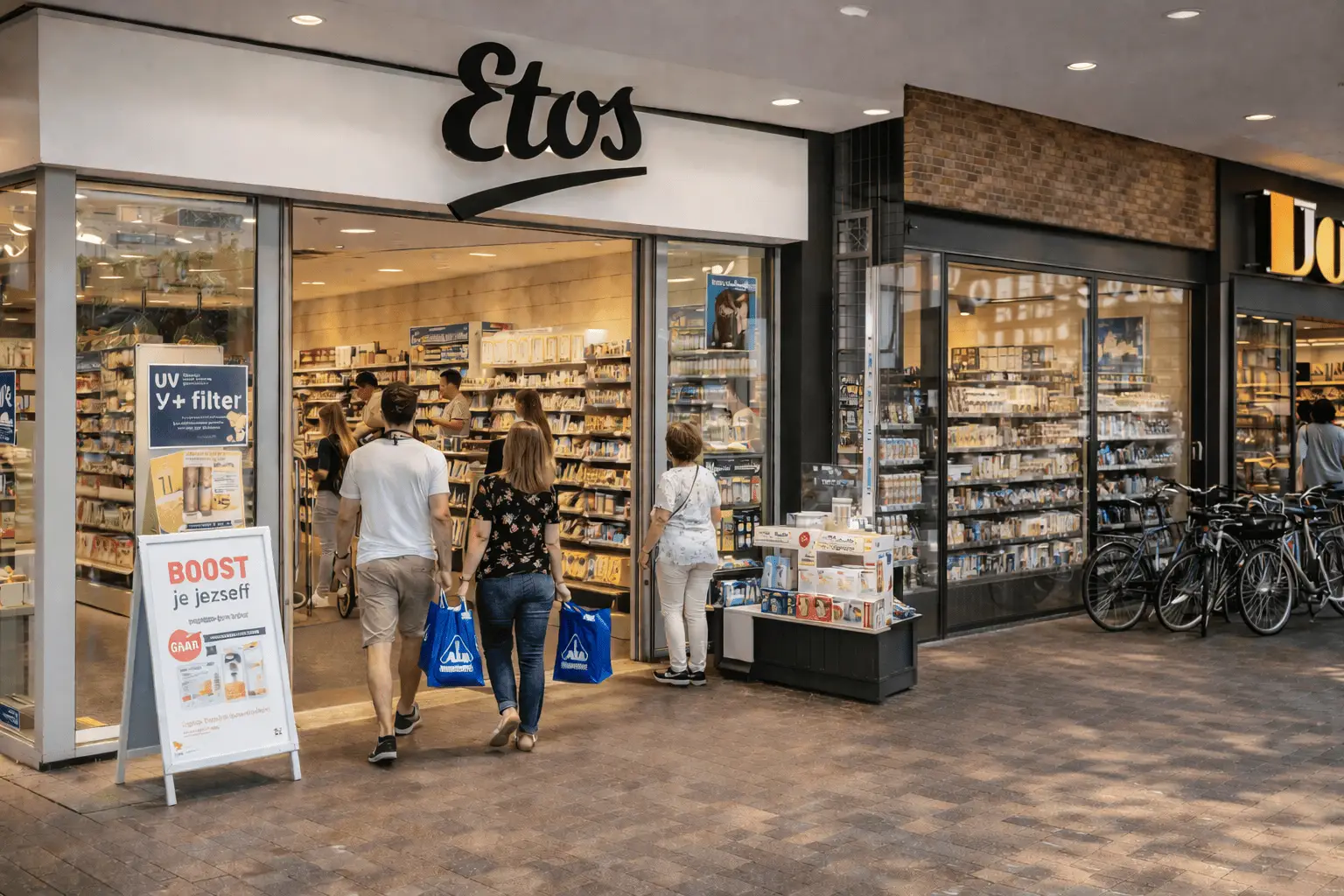 Etos openingstijden in Eindhoven